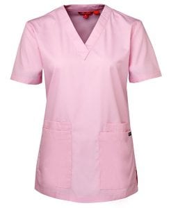 Ladies Scrub Top Pink