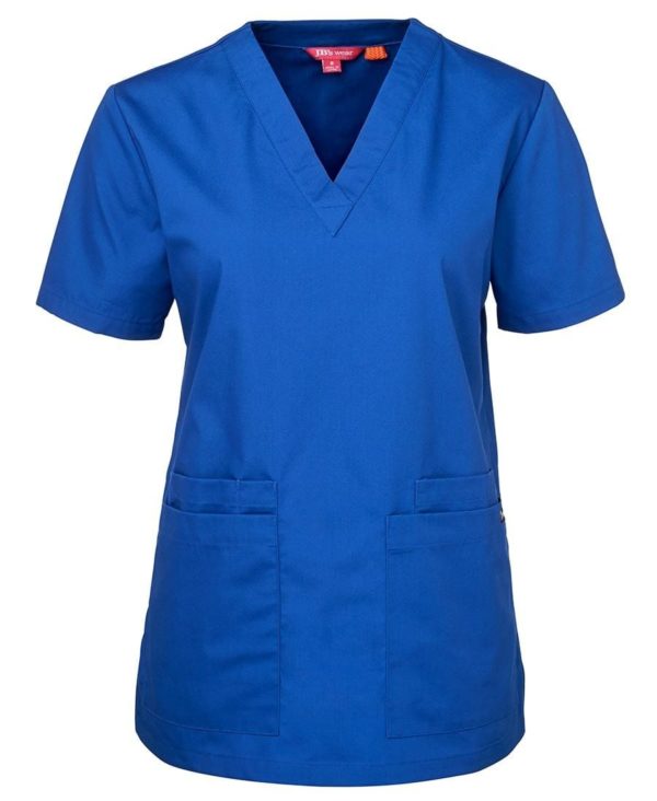 Ladies Scrub Top Royal