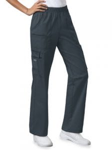 Premium Workwear Womens Pull On Scrubs Pant Pewter