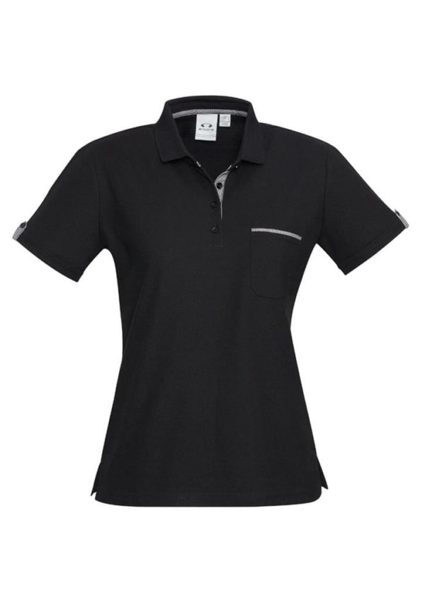 Ladies Edge Polo Black