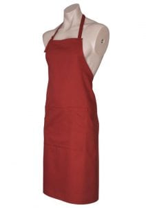 Bib Apron Claret