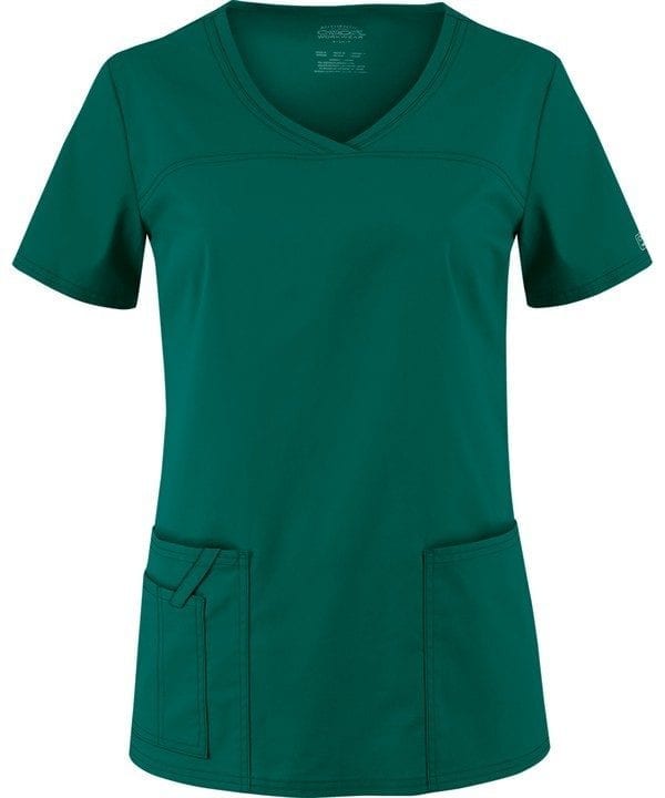 Premium Workwear V-neck Ladies Scrubs Top Hunter