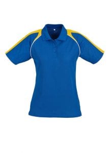 Triton Ladies Polo Royal/Gold/White