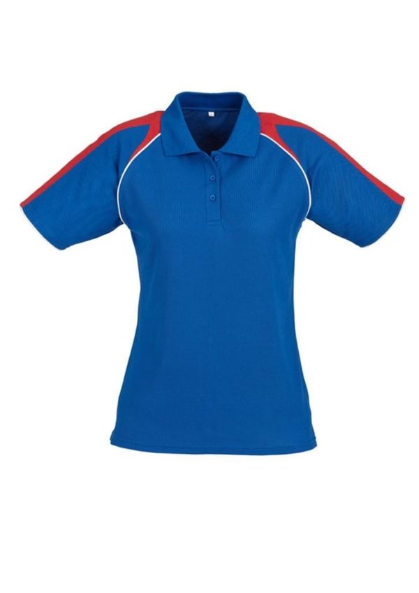 Triton Ladies Polo Royal/Red/White