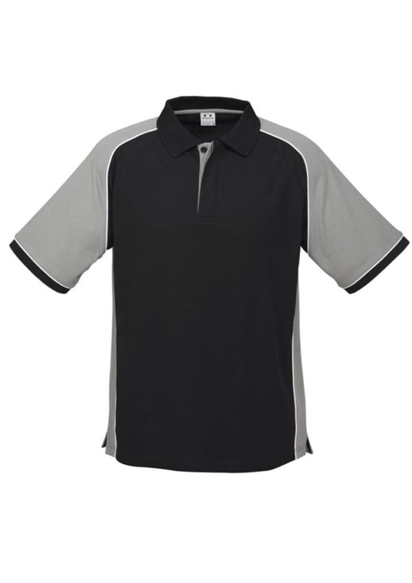 Nitro Uinisex Polo Black/Grey/White