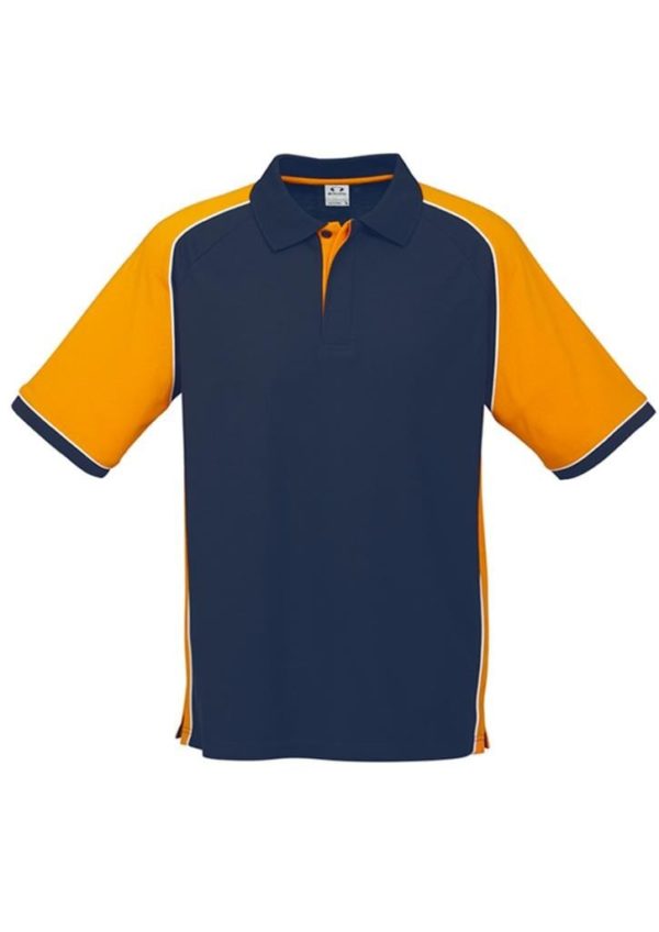 Nitro Uinisex Polo Navy/Gold/White