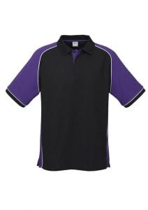 Nitro Uinisex Polo Black/Purple/White