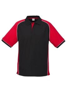 Nitro Uinisex Polo Black/Red/White