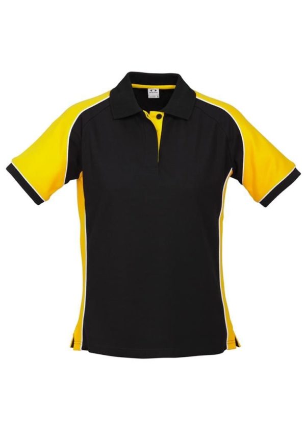 Nitro Ladies Polo Black/Yellow/White