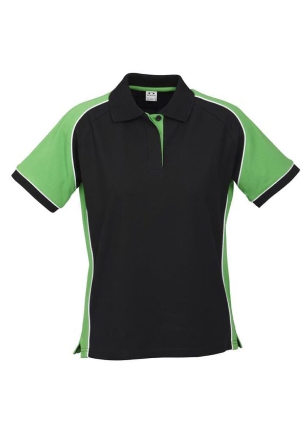 Nitro Ladies Polo Black/Green/White