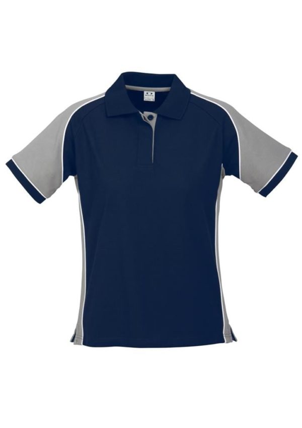 Nitro Ladies Polo Navy/Grey/White