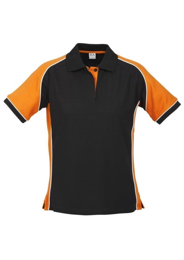 Nitro Ladies Polo Black/Orange/White