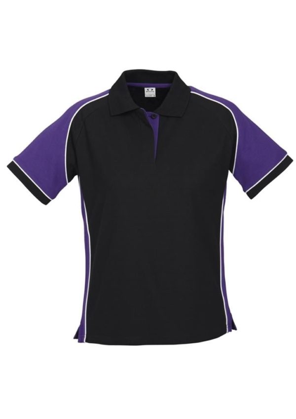 Nitro Ladies Polo Black/Purple/White