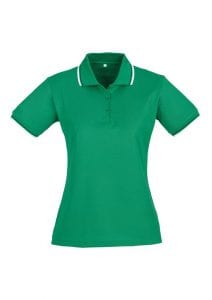 Cambridge Ladies Polo Emerald/White/Black