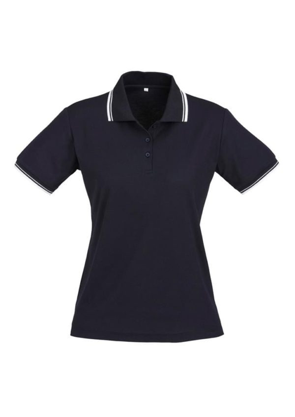 Cambridge Ladies Polo Navy/White/White