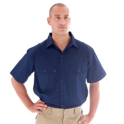 Mens Drill Shirt - 3211 - Geelong Medical & Corporate Uniforms