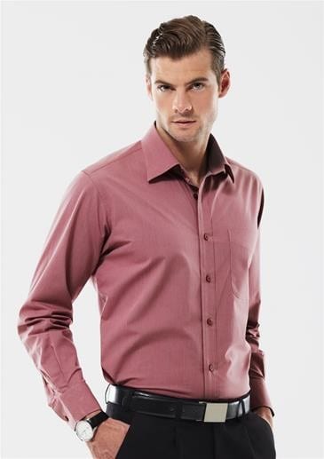 Men's Chevron Shirt - S122MS, S122ML - Geelong Medical & Corporate Uniforms