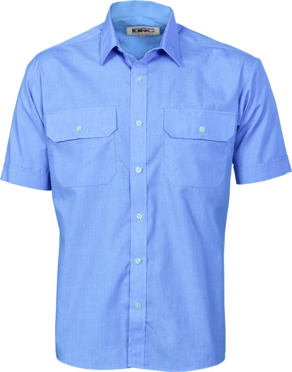 Mens Drill Shirt Navy