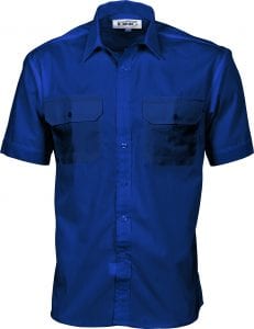 Mens Drill Shirt Navy