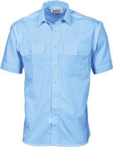 Mens Drill Shirt Navy