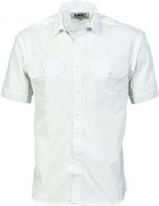 Mens Drill Shirt Navy