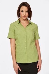 Short Sleeve Ezyline Action Back Shirt Avocado