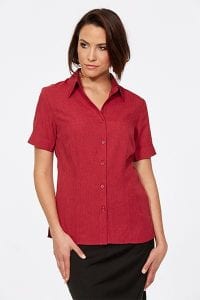 Short Sleeve Ezyline Action Back Shirt Pepper