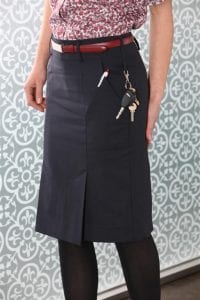 Kick Pleat Skirt