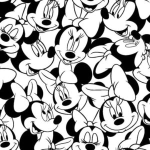 Minnie Mouse Scrub Top Zoom