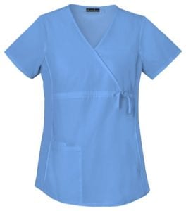 Maternity Scrub Top Front View