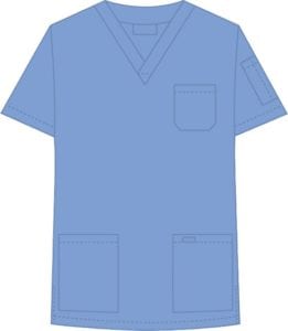 V-Neck Unisex Scrub Top Ceil