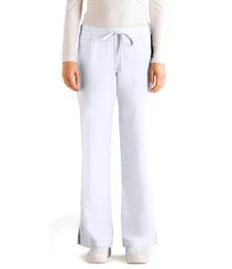 5 Pocket Drawstring Scrub Pant White