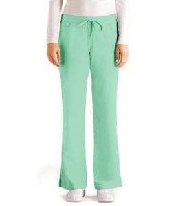 5 Pocket Drawstring Scrub Pant Honey Dew