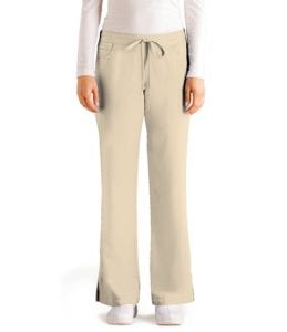 5 Pocket Drawstring Scrub Pant Khaki