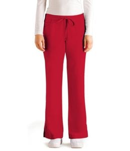 5 Pocket Drawstring Scrub Pant Hot Tamale