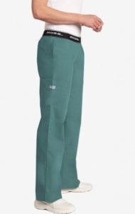 Boot Cut Flip Flap Scrub Pant Lagoon