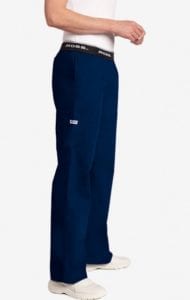 Boot Cut Flip Flap Scrub Pant Navy