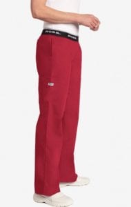 Boot Cut Flip Flap Scrub Pant Raspberry