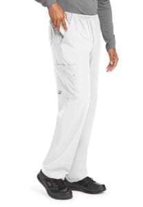 Structure Scrub Pant White