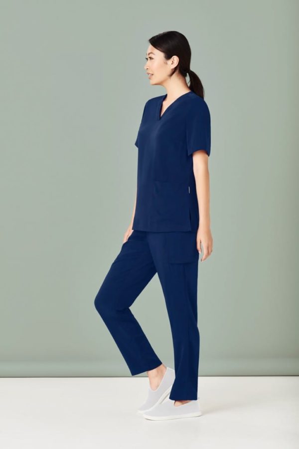 Women's Slim Leg Scrub Pant Navy